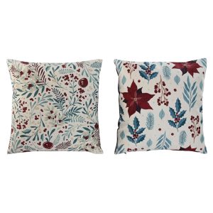 Set 2 cojines cuadrados muérdago