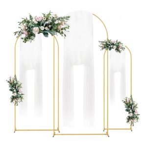 Set 3 medios arcos ceremonia dorados