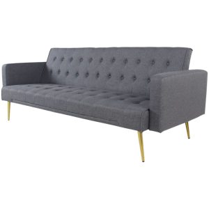 Sofá gris oscuro justy